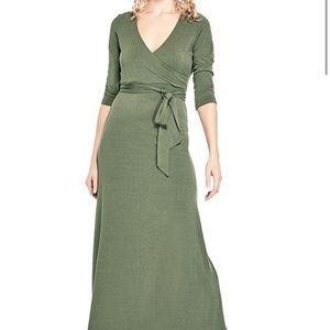 Guess wrap maxi dress